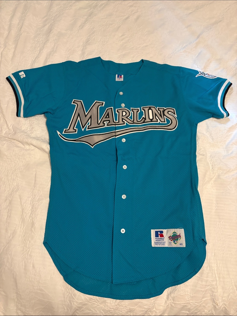 Vintage Marlins Sz 40 Diamond Collection